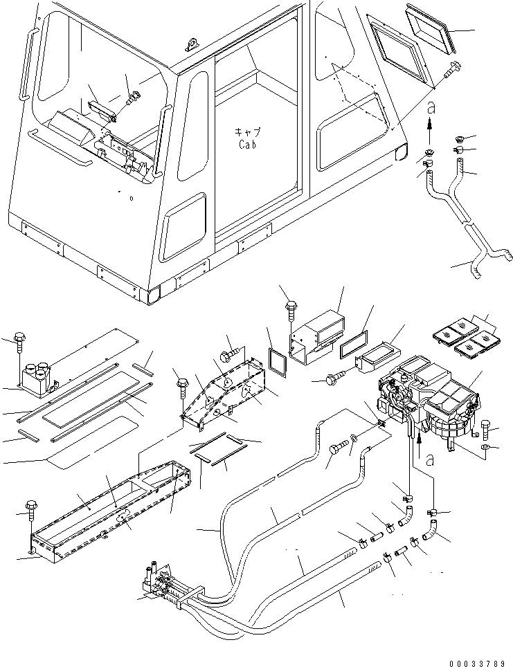 CONTROL PANEL 56E-07-21140 KOMATSU