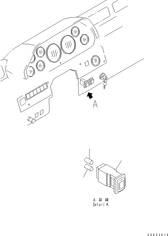 BULB,RED 569-06-61340 KOMATSU