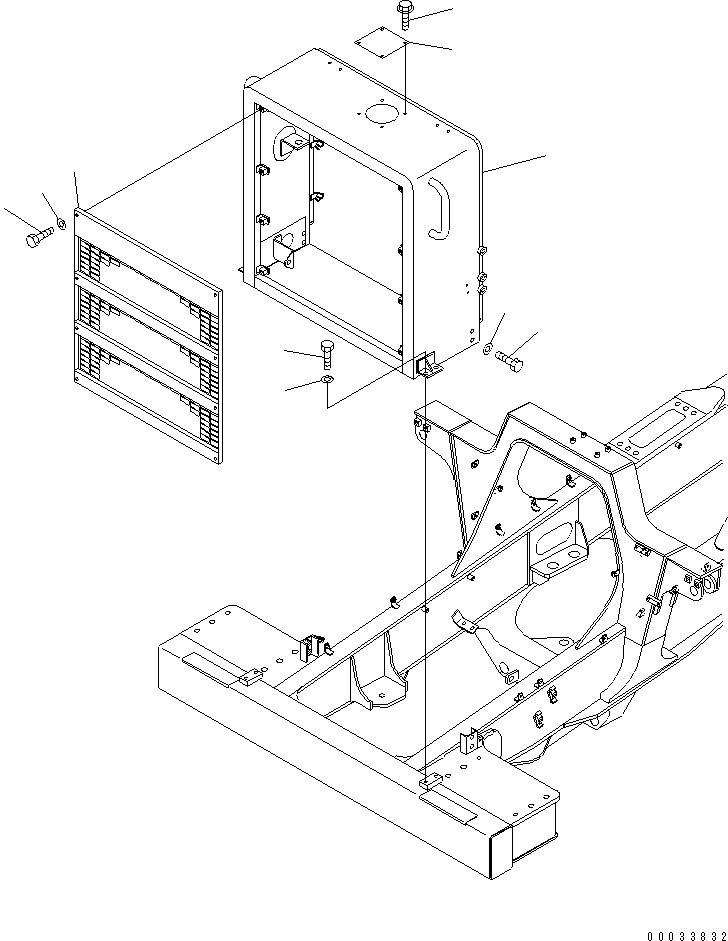 GUARD ASS'Y,REWORK 567-89-75141 KOMATSU