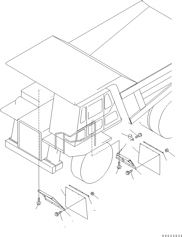Крыло правое 567-54-71260 KOMATSU