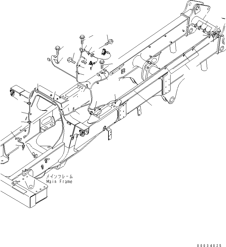Жгут проводов 567-88-76181 KOMATSU