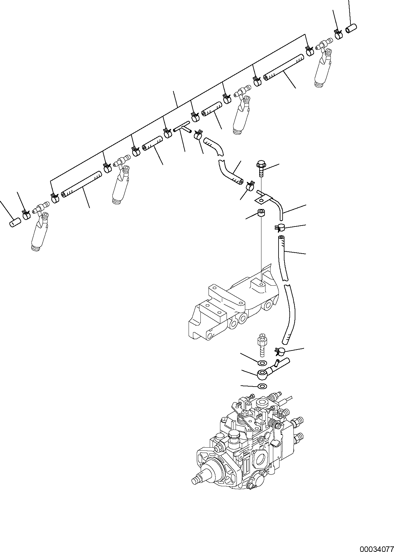HOSE, SPILL 6204-71-9160 KOMATSU