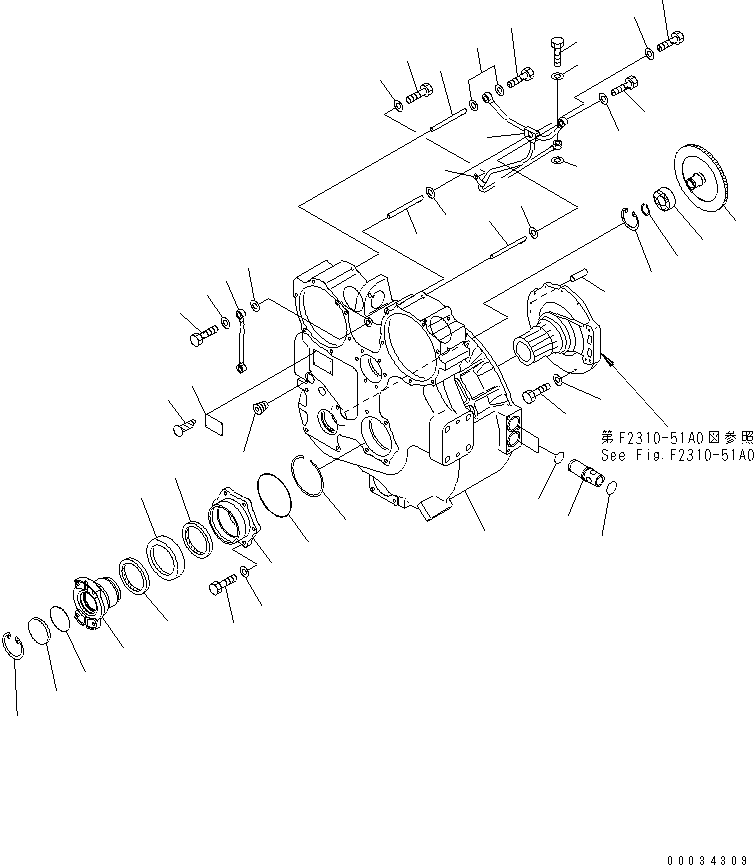 SEAL,(F2310-52A1 -31 ) 07012-60100 KOMATSU