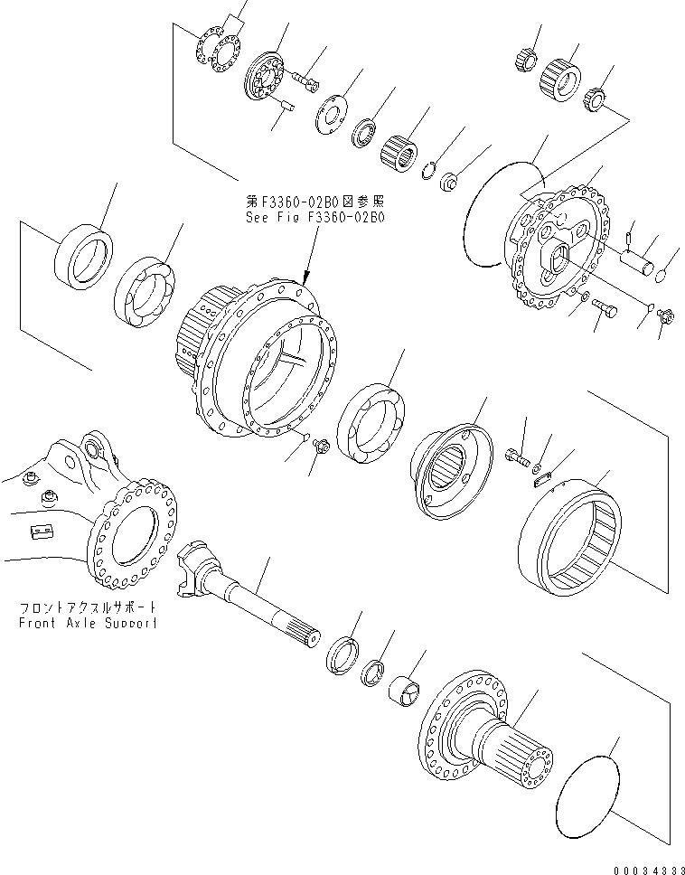 Стопорное кольцо 56D-27-12460 KOMATSU