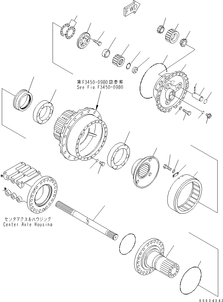Подшипник (\2\23W-22-22350) KOMATSU