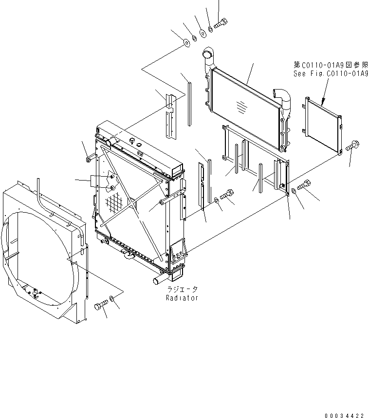 AFTER COOLER 426-03-21980 KOMATSU