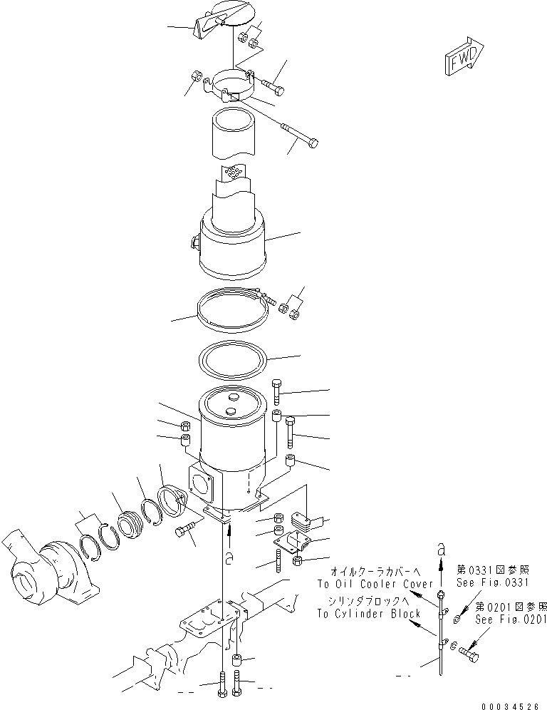болт 01050-61265 KOMATSU