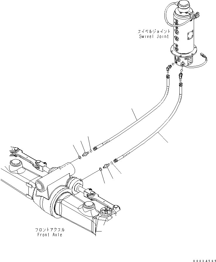 Шланг 02765-20412 KOMATSU