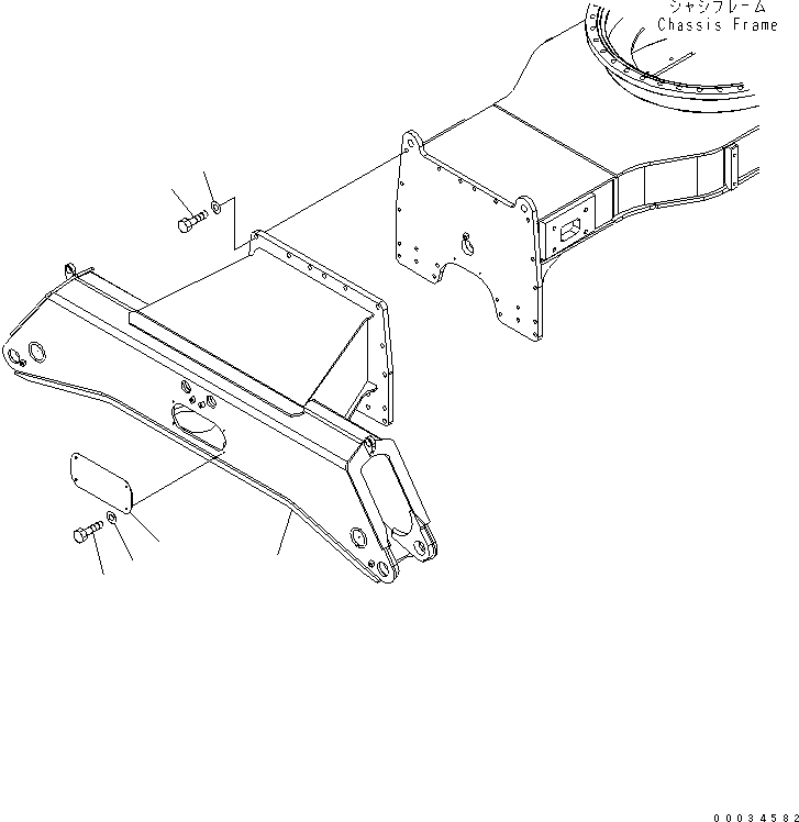 FRAME ASSEMBLY, (2.75M) 20J-910-1751 KOMATSU