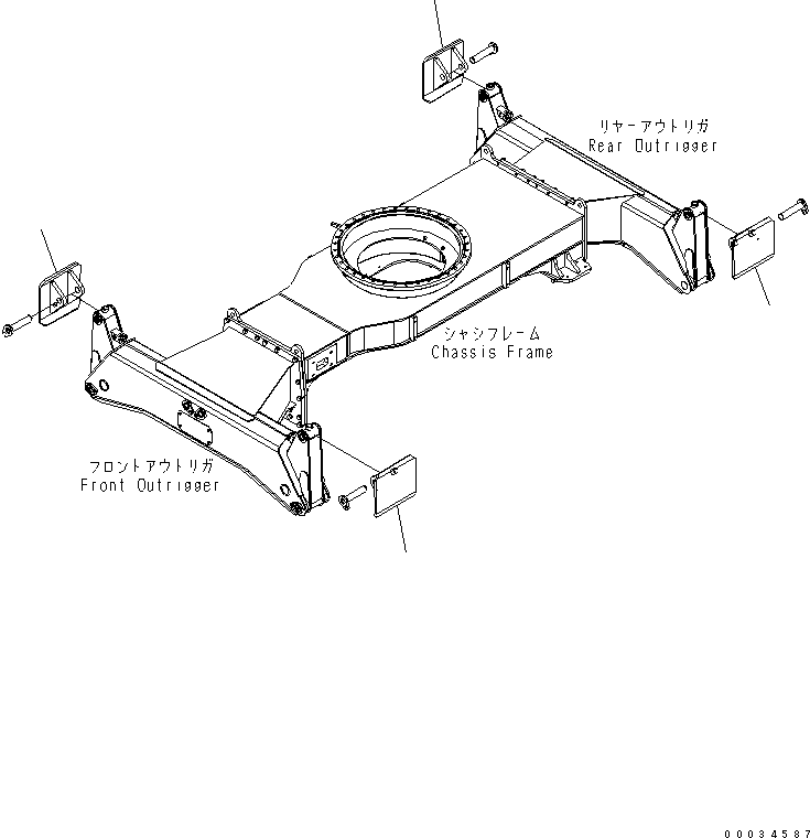 Foot Assembly 20J-910-1830 KOMATSU
