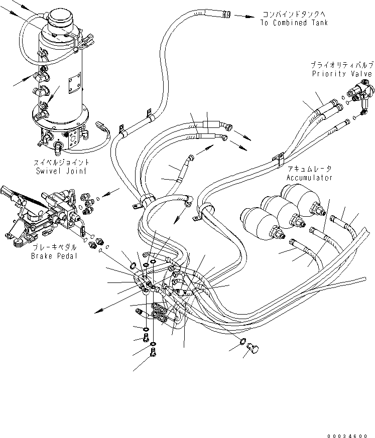 шланг 02767-00315 KOMATSU