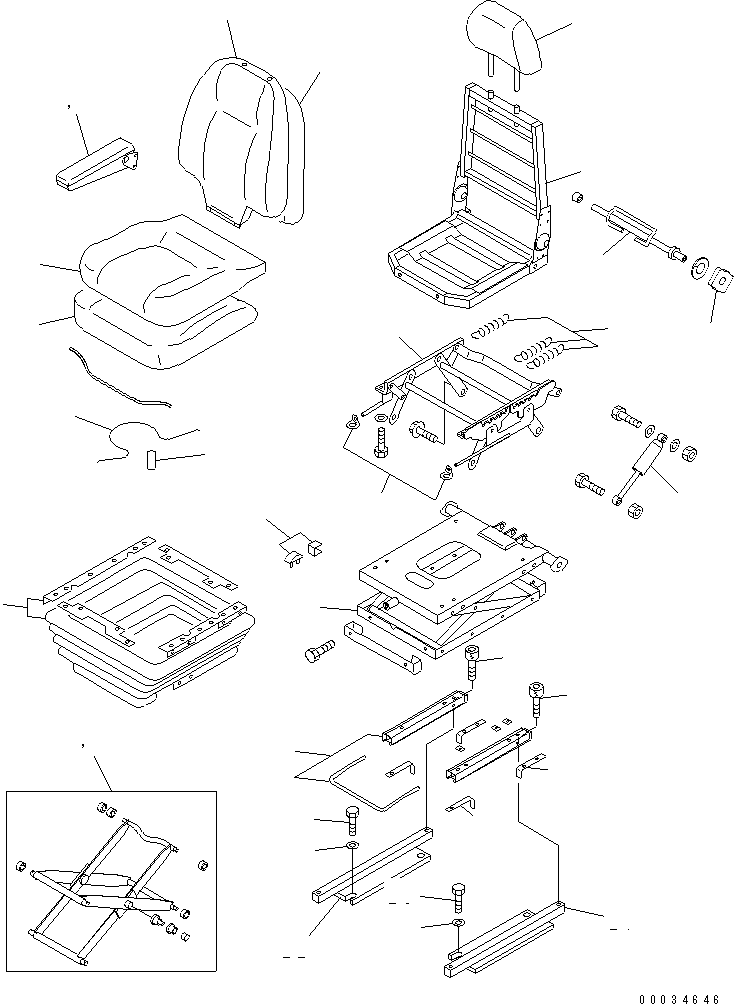 SUSPENSION COVER KIT AS178272 KOMATSU