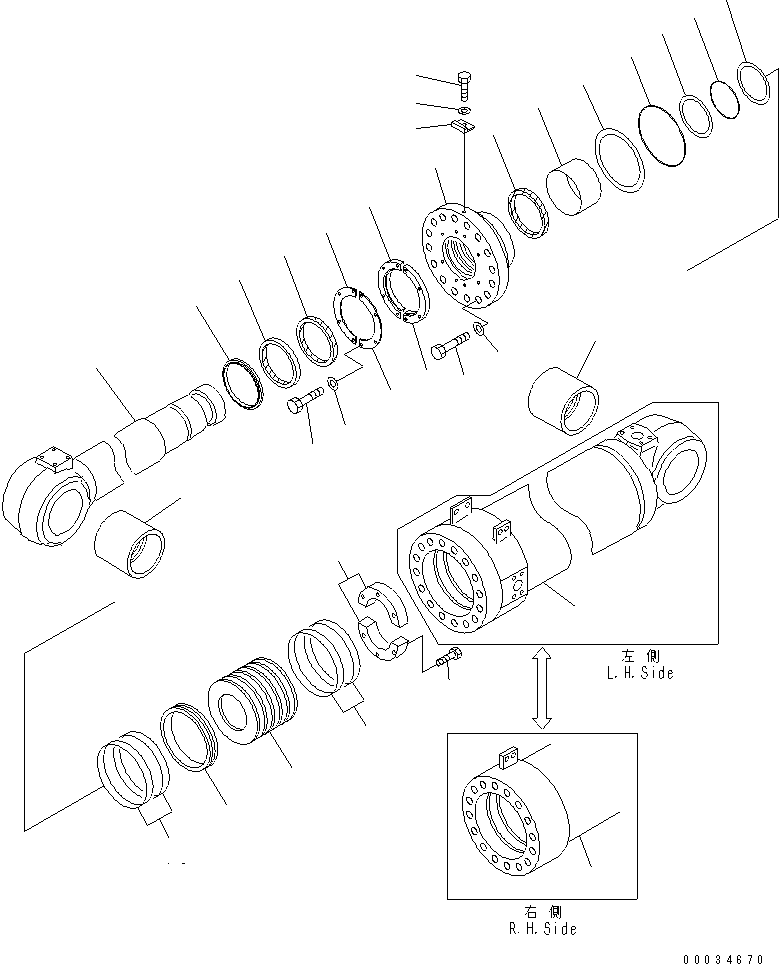 Опорное кольцо (комплект) 707-35-93020 KOMATSU