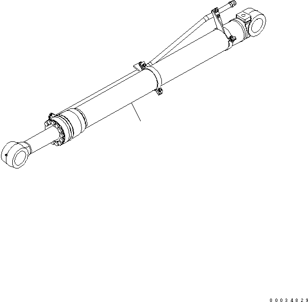 Cylinder Assembly, (Final Coating) (707-01-XS020) KOMATSU