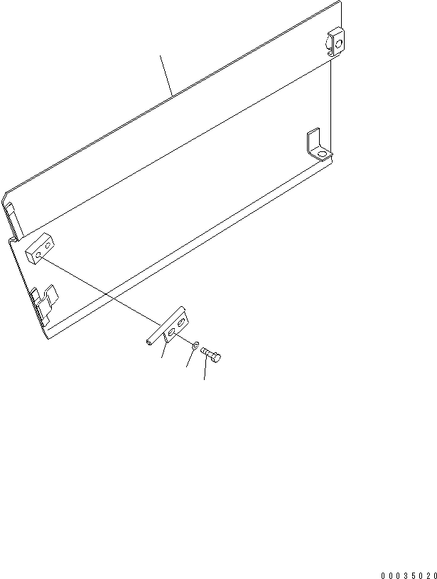 Крышка правая 14X-54-32440 KOMATSU