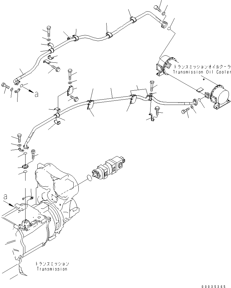 Шланг 07297-02060 KOMATSU