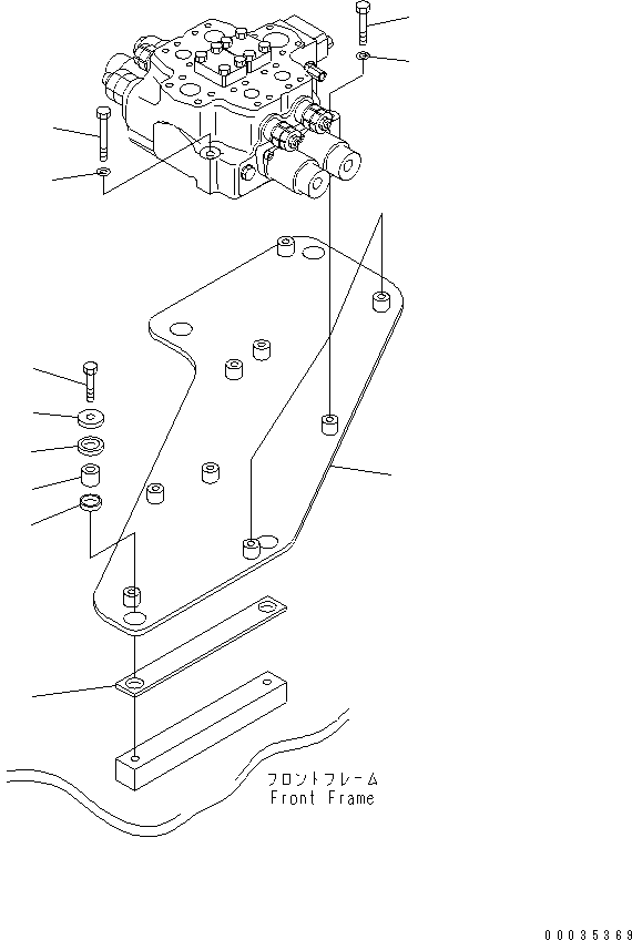 Амортизирующая подушка 428-62-14580 KOMATSU