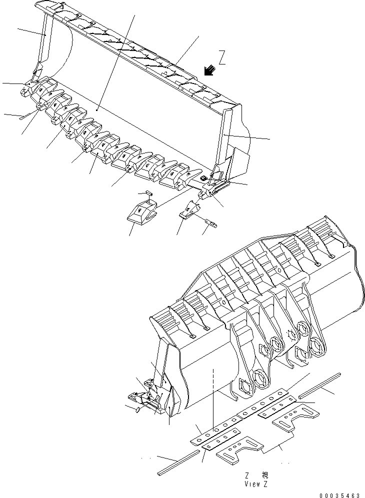 Ковш 42C-T71-1110 KOMATSU