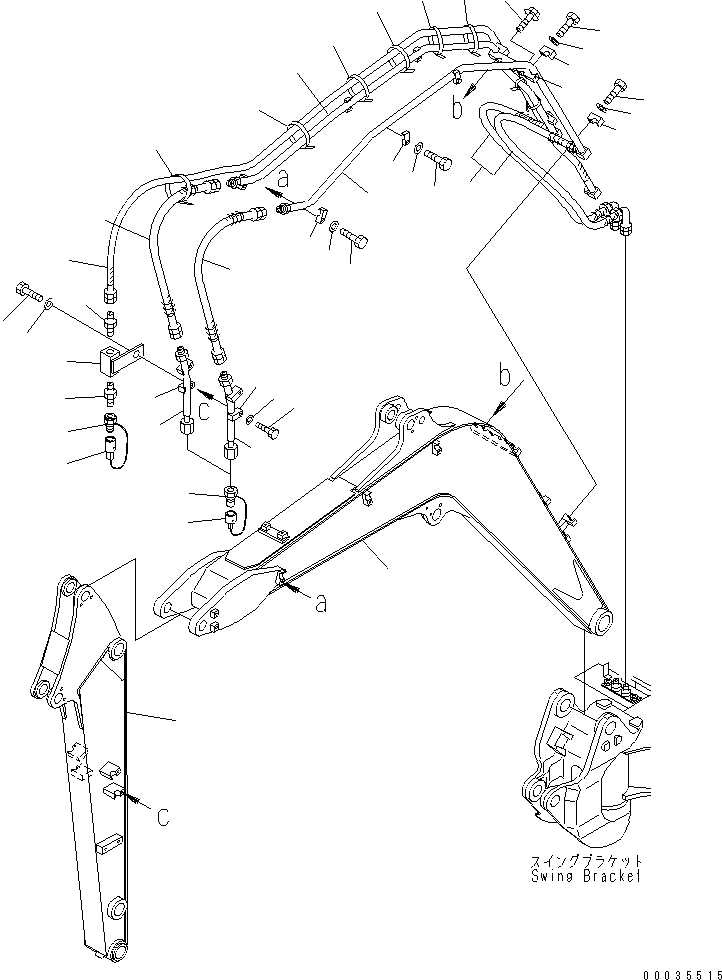Шланг 07086-20410 KOMATSU
