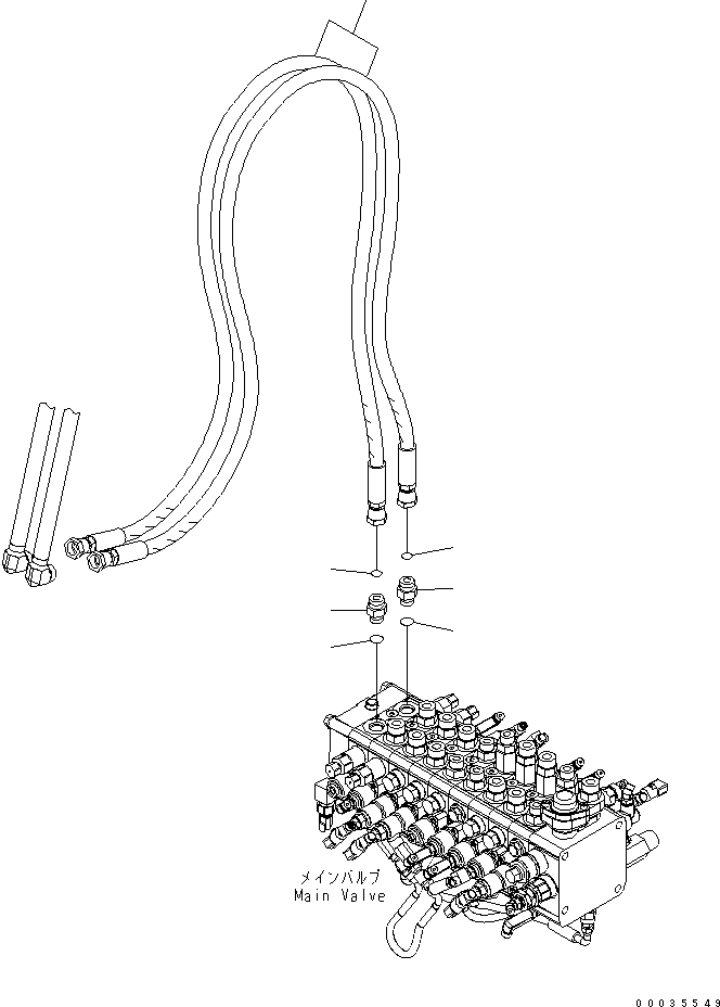 Шланг 02777-00523 KOMATSU
