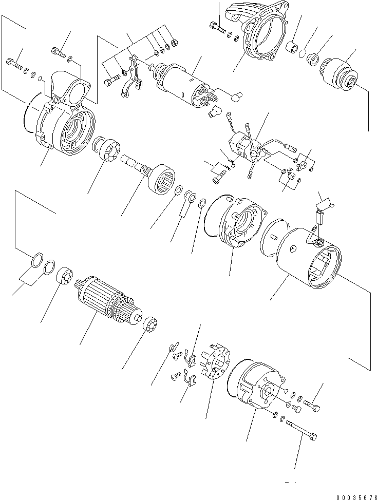 Катушка возбуждения в сборе KD0-23200-0232 KOMATSU