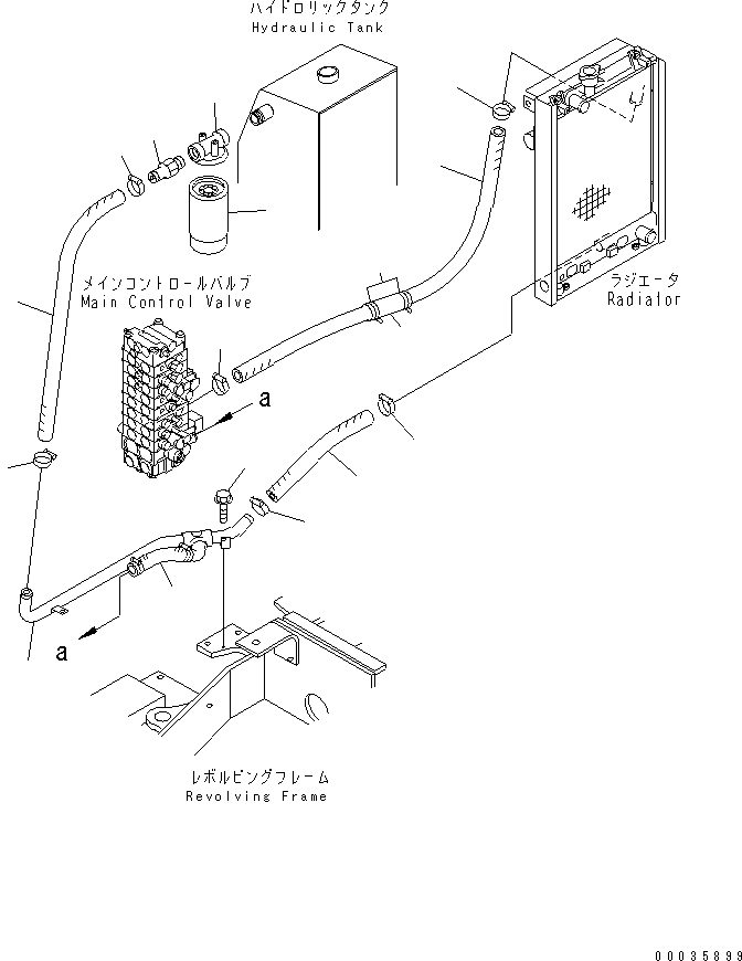 Шланг 07260-22680 KOMATSU