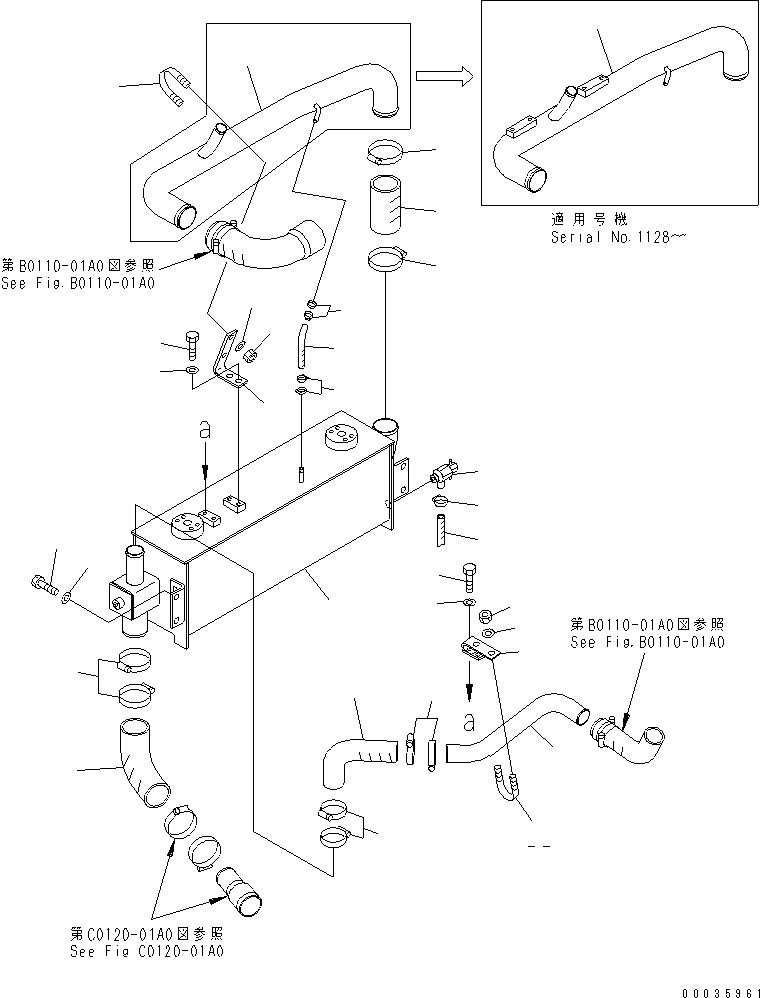 Трубка 07270-01002 KOMATSU