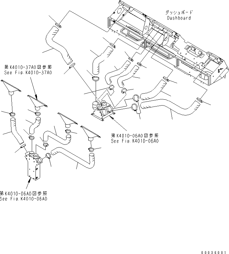 Шланг 56B-07-12960 KOMATSU