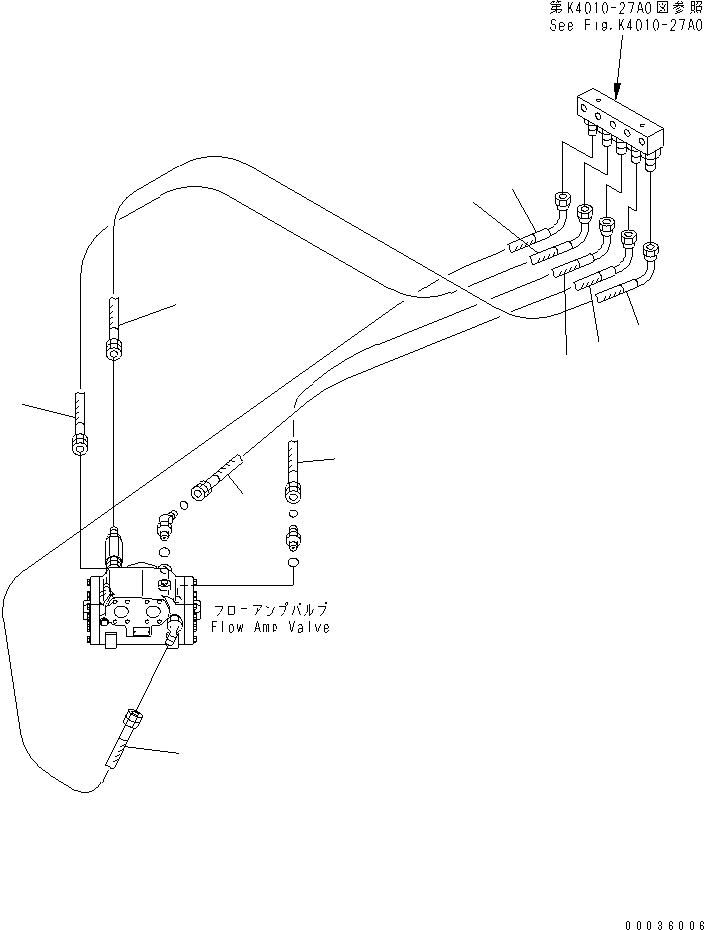 Шланг 02766-B0409 KOMATSU
