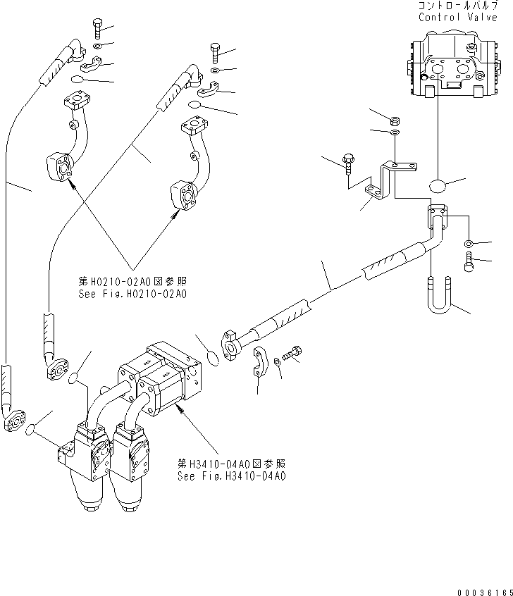 Шланг 56B-61-11490 KOMATSU