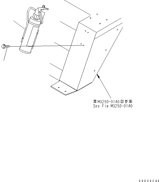 Огнетушитель 09495-60000 KOMATSU