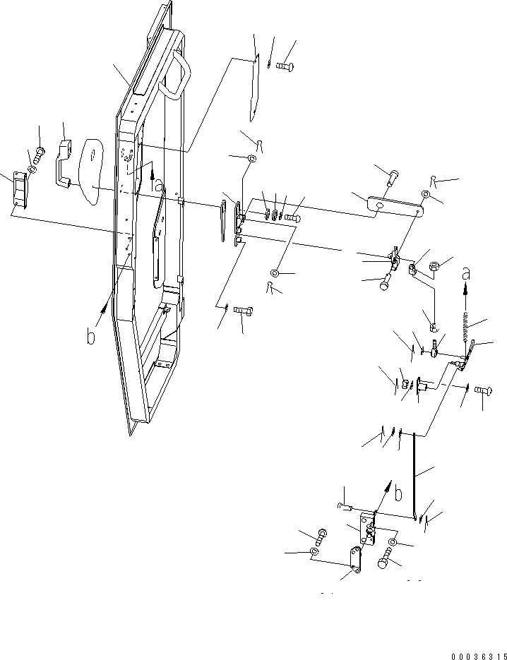 DOOR ASS'Y,R.H. 17A-Z11-0033 KOMATSU