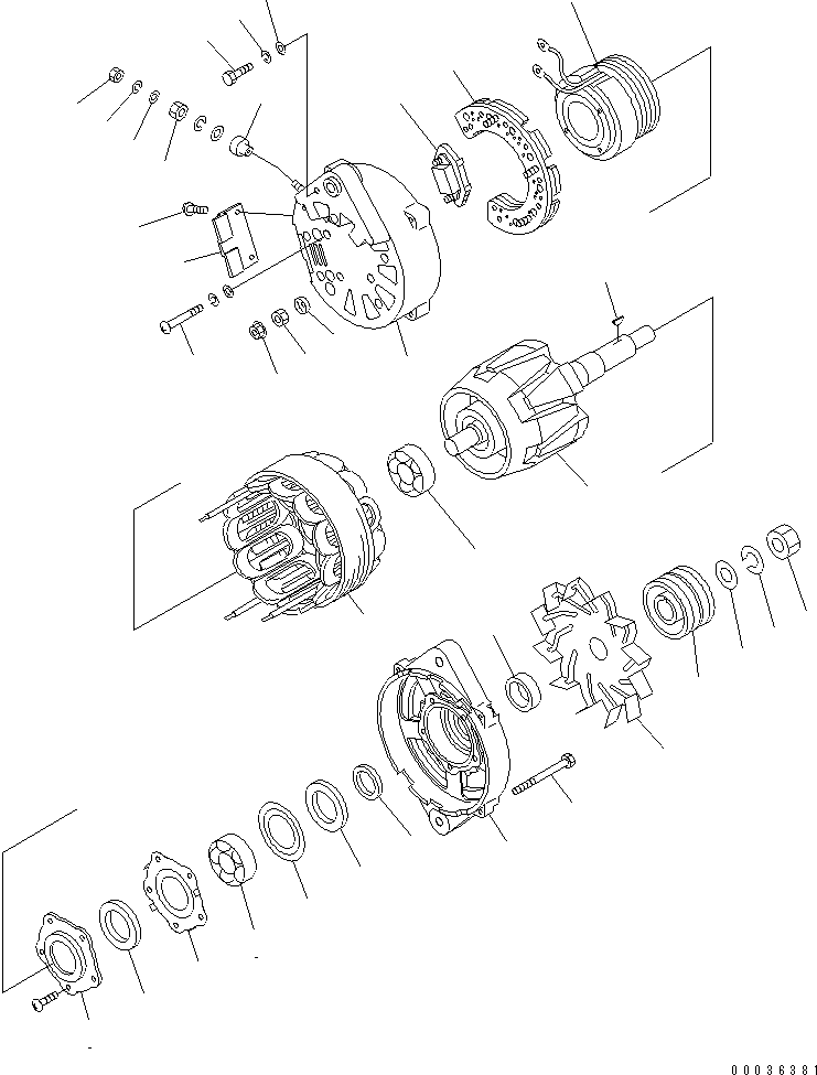 Regulator Assembly KD7-35719-0181 KOMATSU