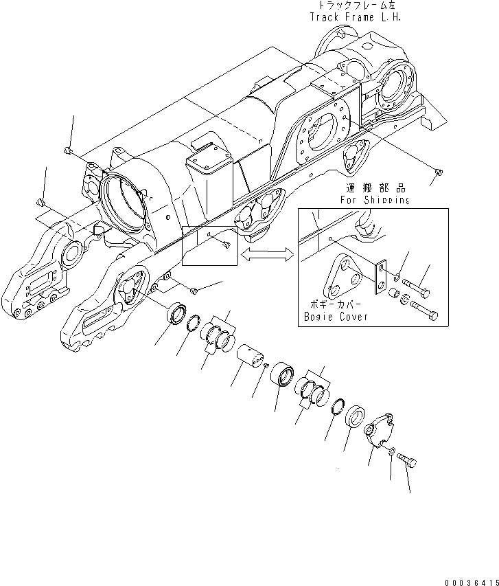 палец в сборе 195-30-69400 KOMATSU