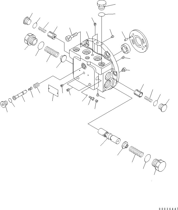 Дроссель (жиклёр) TZS0505 KOMATSU