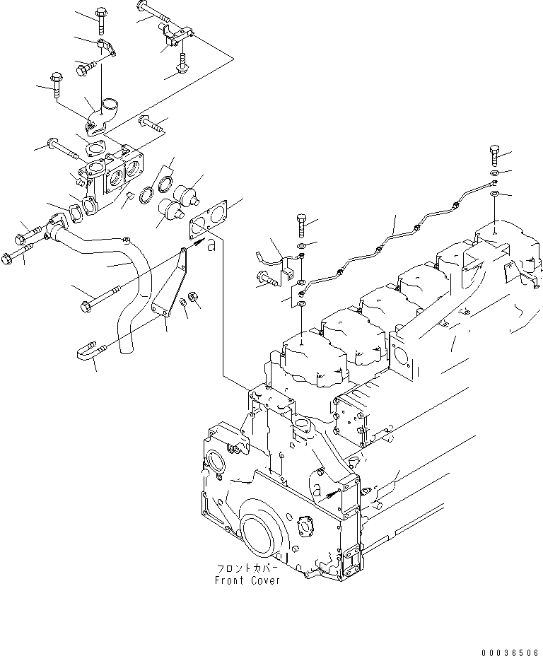 Болт 01438-01010 KOMATSU
