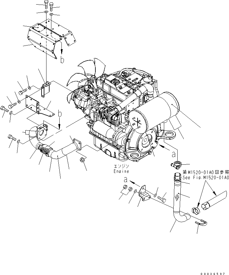 болт 01010-E0816 KOMATSU