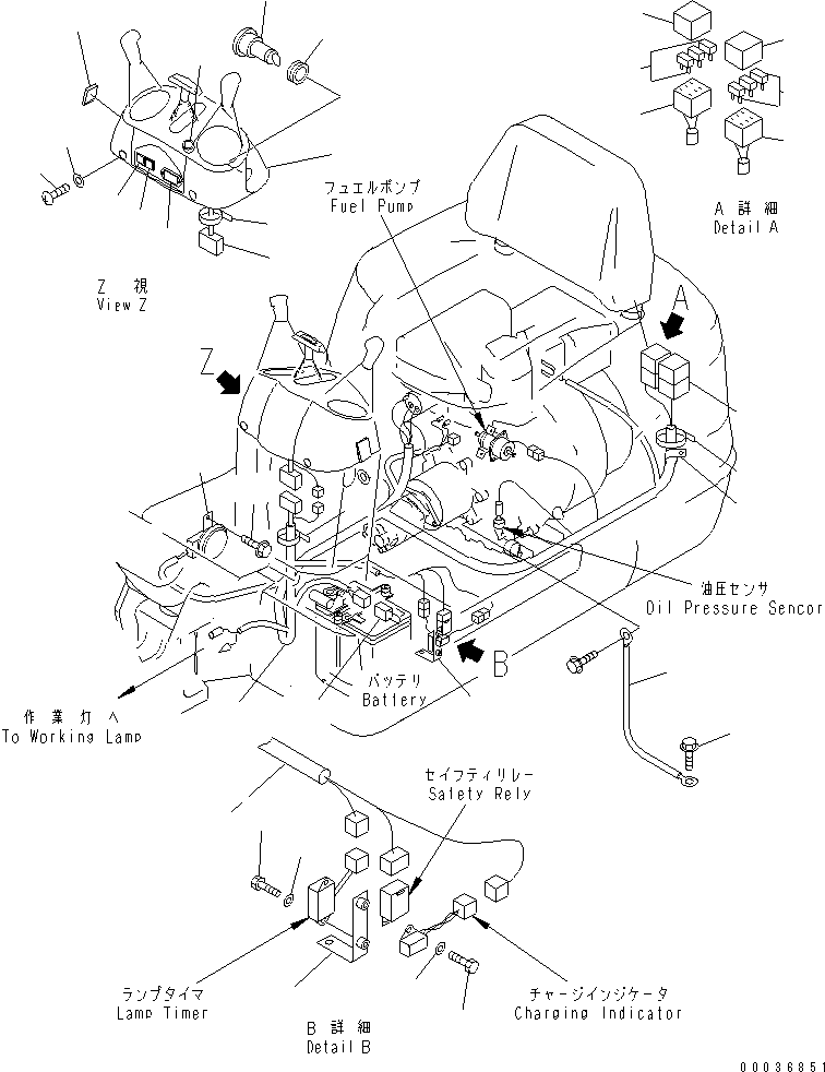 LAMP,WATER TEMPERATURE FF7840-06441 KOMATSU