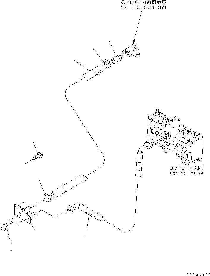 Шланг 07260-22022 KOMATSU