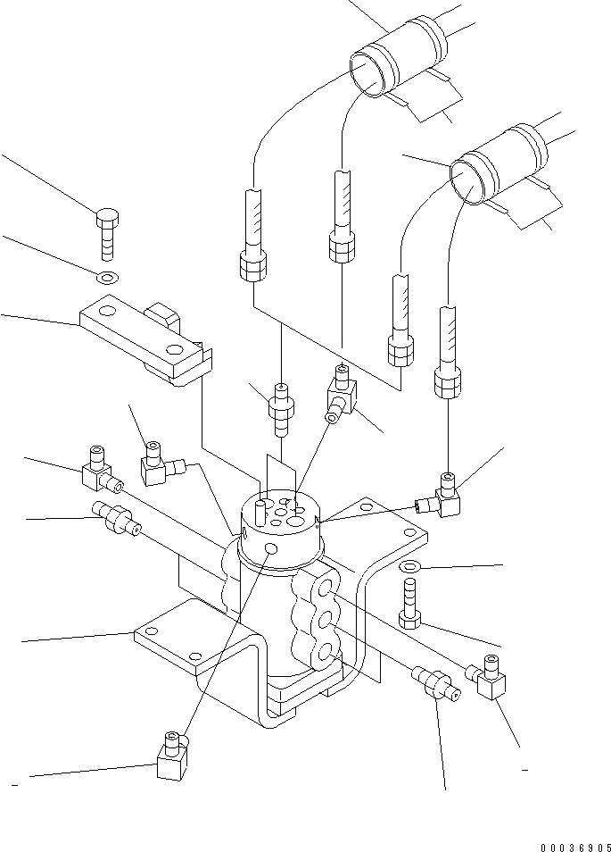 Поворотное соединение в сборе (703-04-12231) KOMATSU