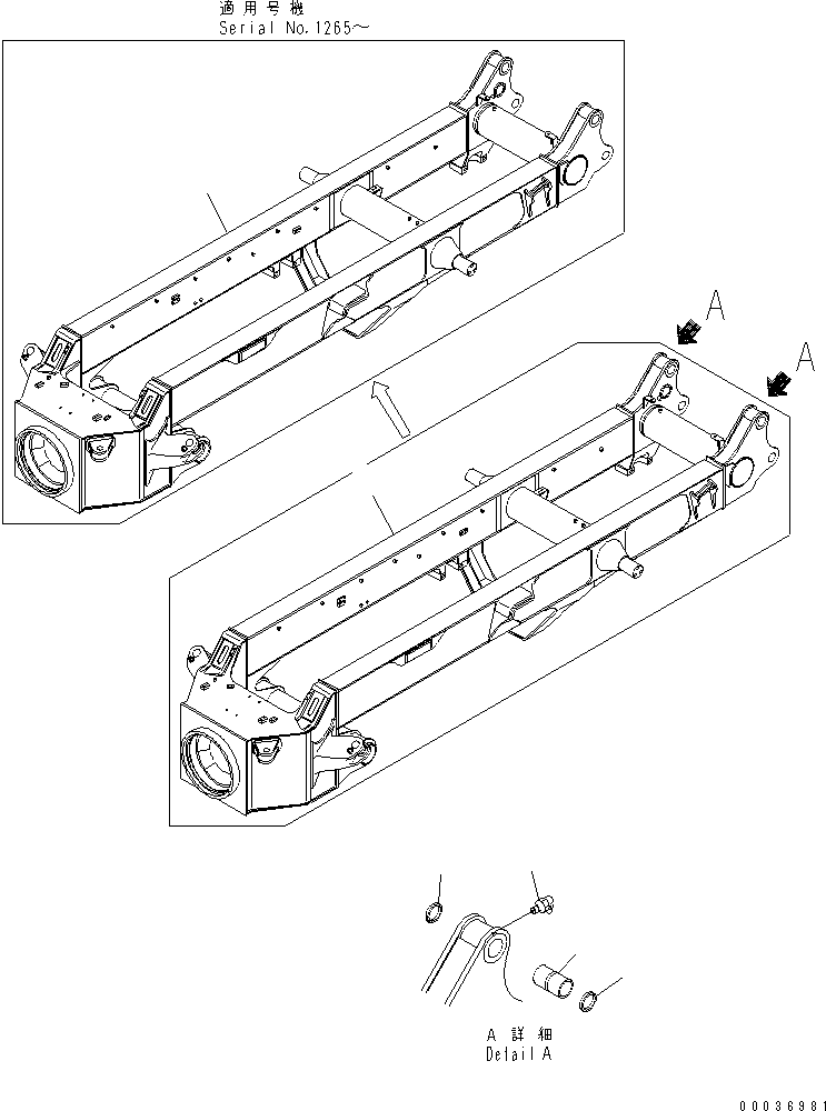 SEAT ASS'Y,REAR 56B-46-12203 KOMATSU