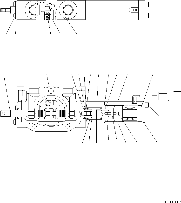 SPOOL SECTION ASS'Y 415-64-23130 KOMATSU