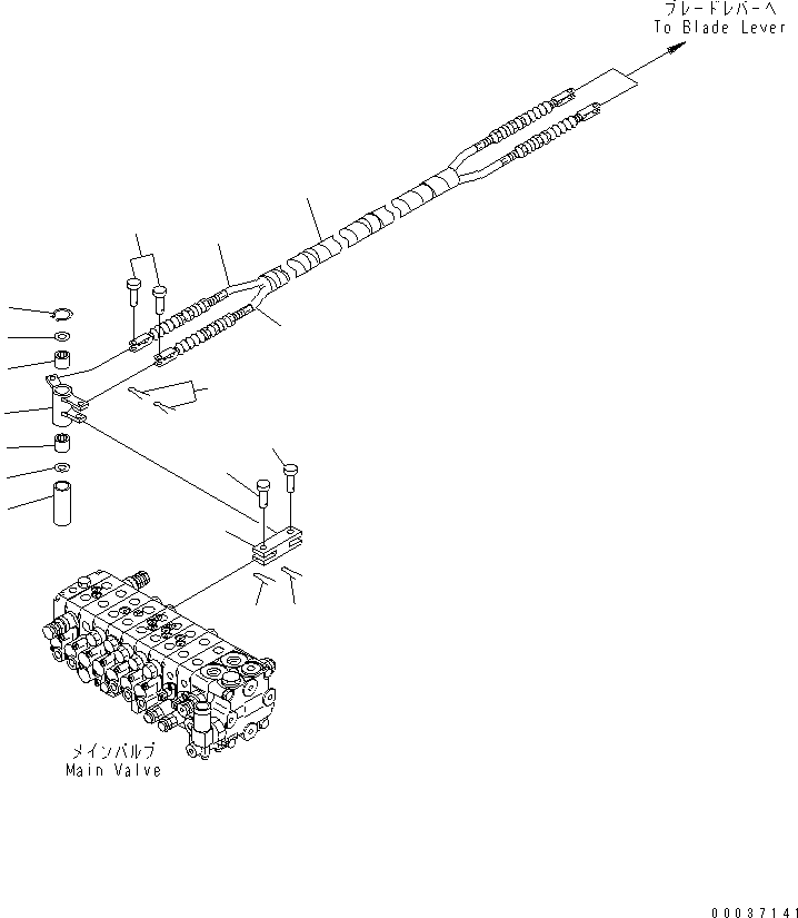Рычаг 22L-43-11433 KOMATSU