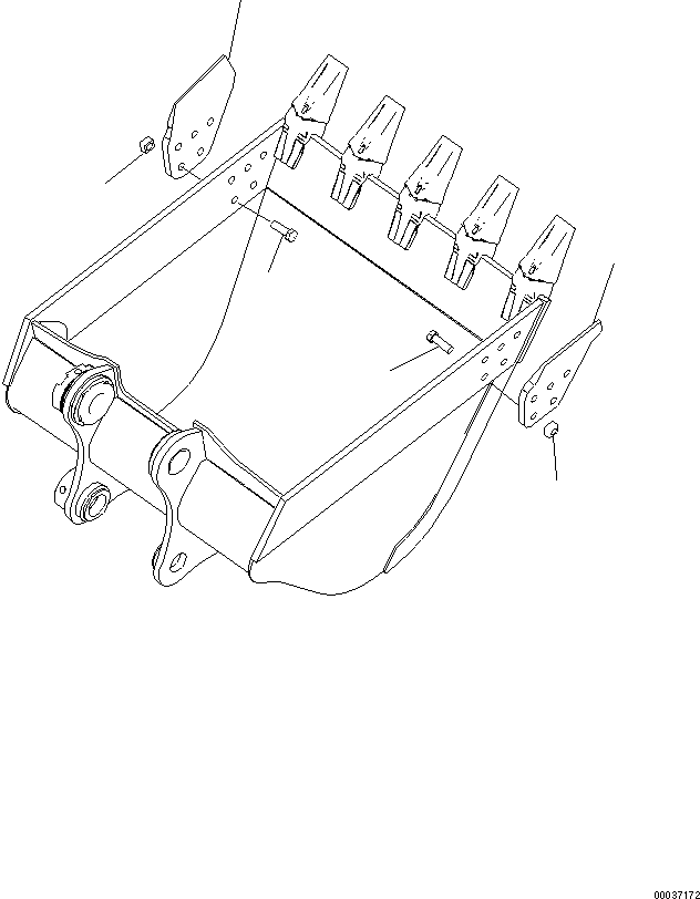 Резак 207-70-34170 KOMATSU