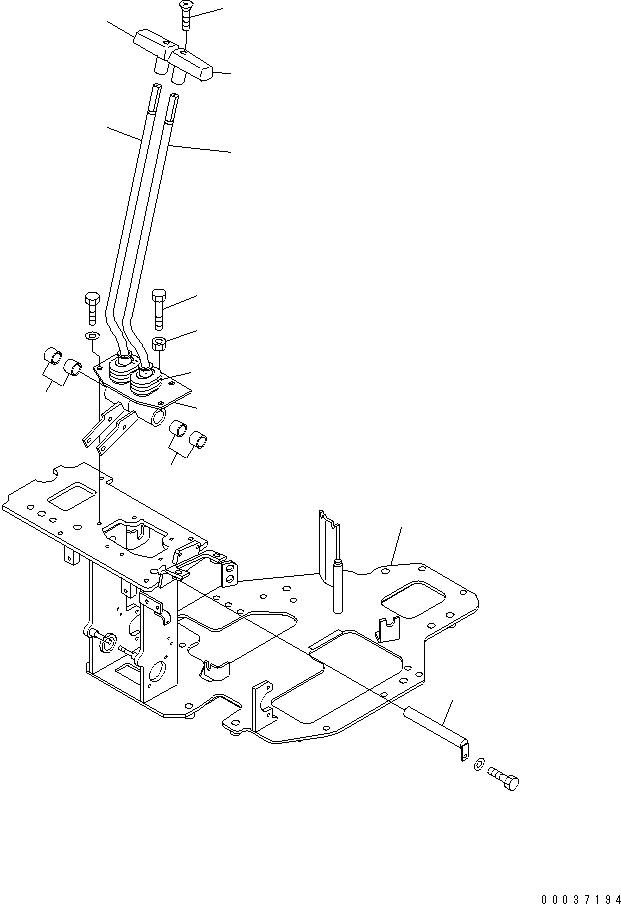 Кронштейн 22F-43-17110 KOMATSU