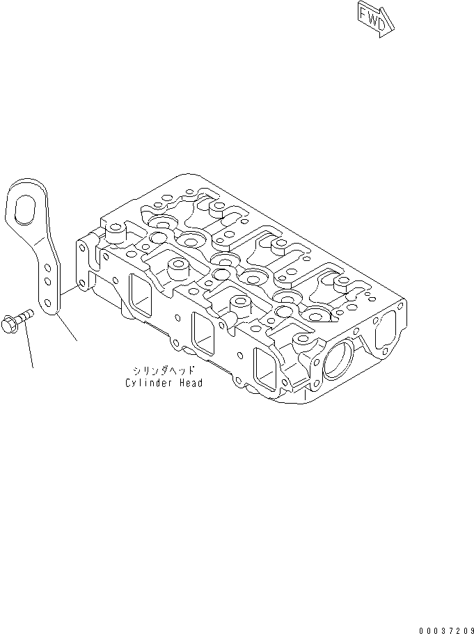 HOOK,REAR YM128990-07910 KOMATSU