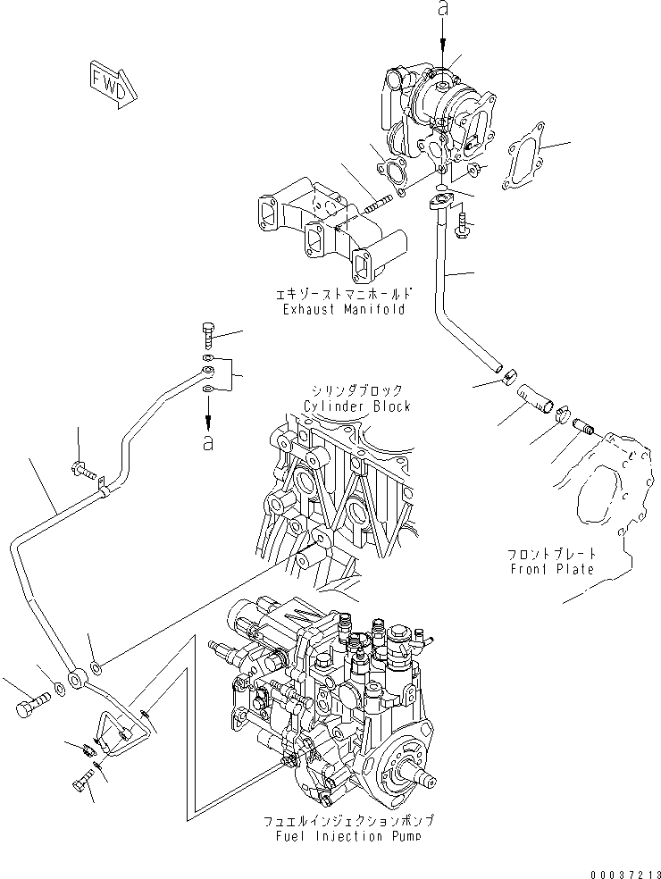 TURBOCHARGER ASS'Y YM129044-18130 KOMATSU