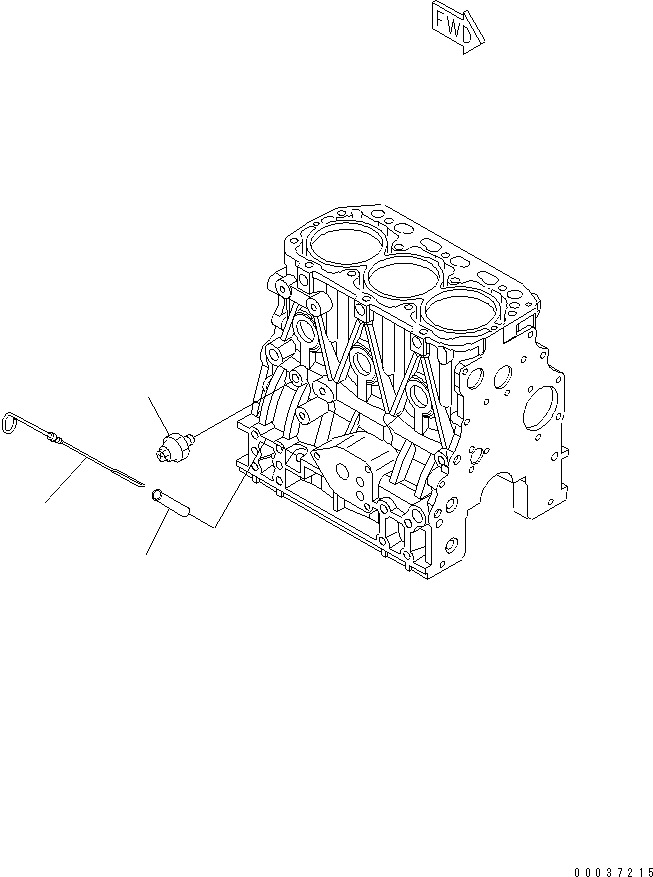 Указатель YM129240-34801 KOMATSU
