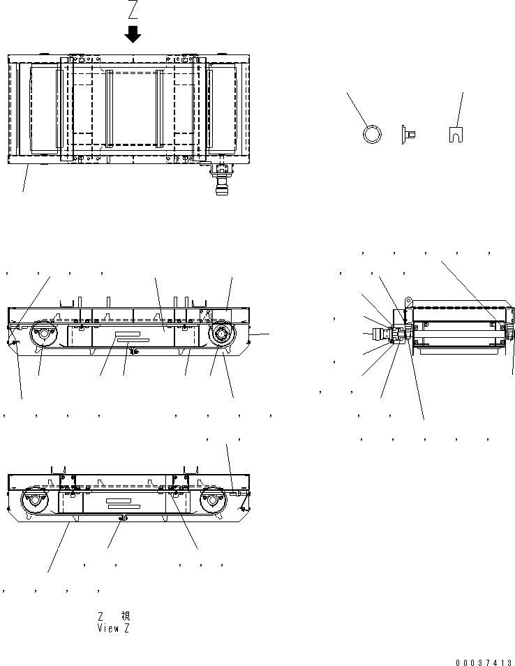 Держатель MFP0000814 KOMATSU