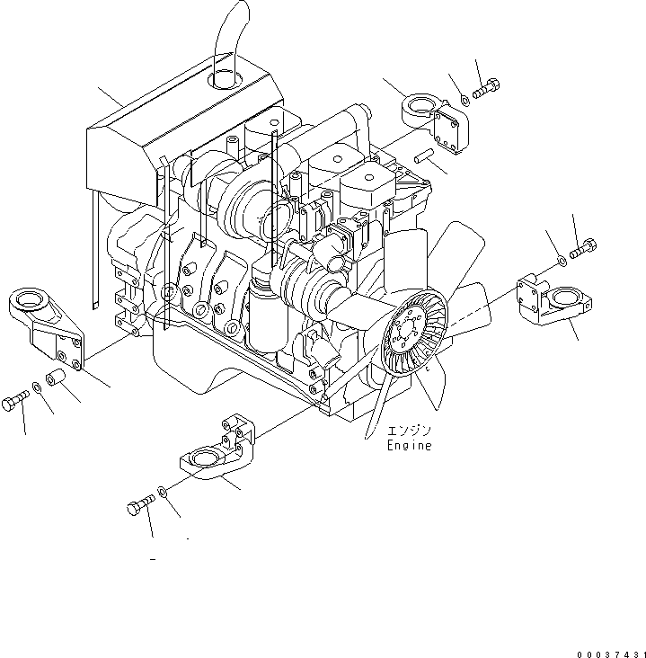 Лист 22A-54-11821 KOMATSU